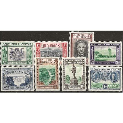 Southern Rhodesia 1940 Golden Jubilee Set SG53-60 Mounted Mint ..
