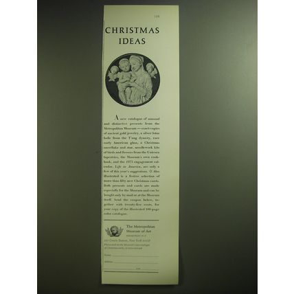 1974 The Metropolitan Museum of Art Ad