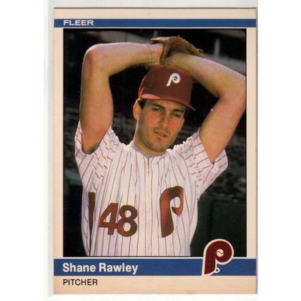 1984 Fleer Update baseball card U-94. Shane Rawley