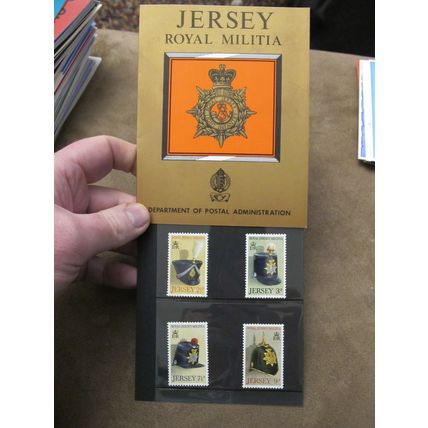 1972 Jersey Mint stamps presentation pack - Royal Militia