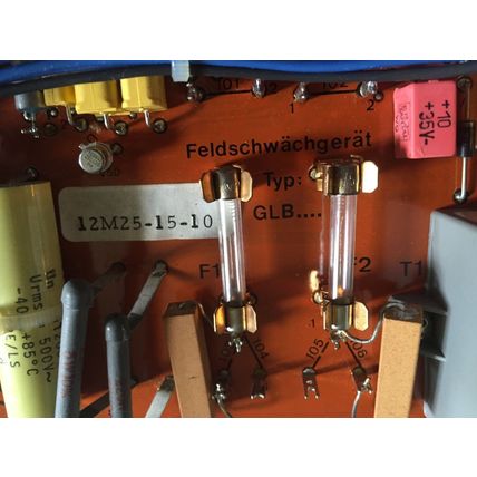 ABB 12M25-15-10,19.12.88 POWER SUPPLY BOARD FELDSCHWACHGERAT GLB,ABB GLB 0501,SV