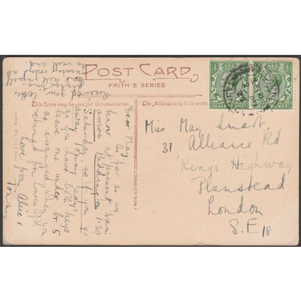 Badgworthy Valley Waterslide, Exmoor, Devon, 1923 - Frith's Postcard