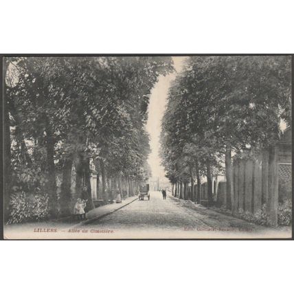 Allée du Cimitière, Lillers, Pas de Calais, c.1905-10 - Caillieret-Renault CPA