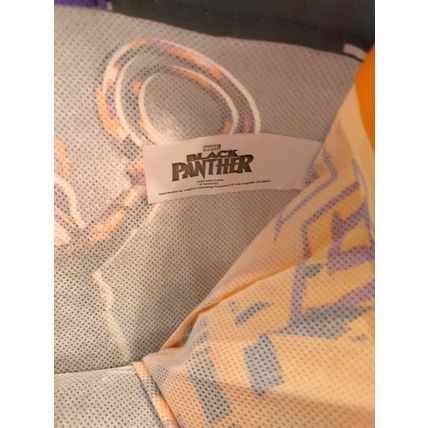 Marvel Black Panther Wakanda Forever Reusable Tote Bag Grocery Halloween NWOT