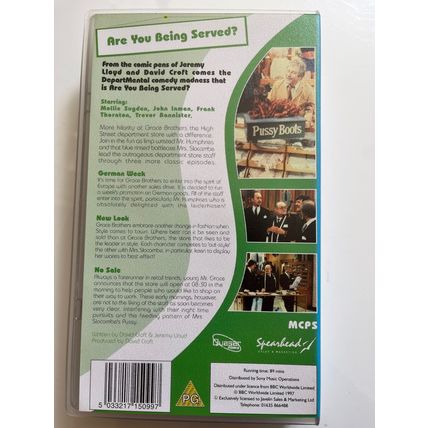 ARE YOU BEING SERVED? VOL. 1 (UK VHS TAPE, 1997)