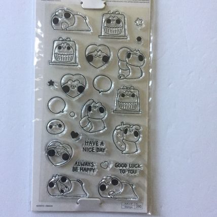 NEW Mocchiri Friends Stamp Sheet - Dumpling, Cute Cartoon, Clear, Transparent