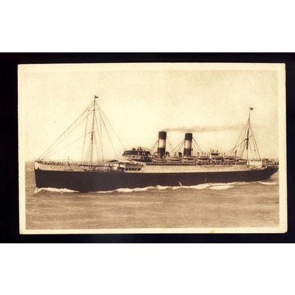 LS3536 - Italian Liner - Italia Line - Columbo - postcard
