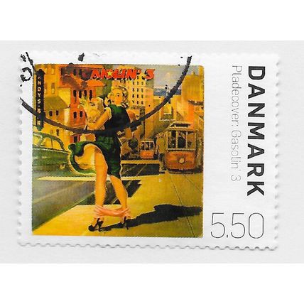 DENMARK DANMARK 2010 ALBUM COVER GASOLIN 3 LADY ROAD WINDY SKIRT KNICKERS USED