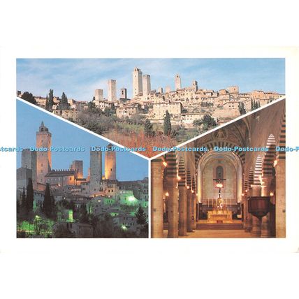 D102557 Citta di San Gimignano. Siena. Foto Fontanelli. Arti Grafiche Nencin. Mu