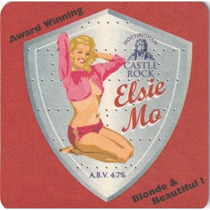 BEER MAT - CASTLE ROCK BREWERY - ELSIE MO - (Cat No 002) - (2003)