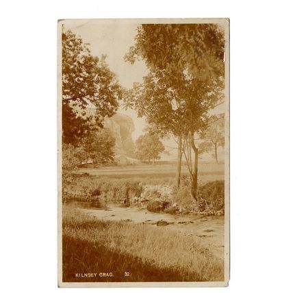 Kilnsey Crag - Postally Used - Hebden 14 AP 14 Postmark - Marwick-Smith
