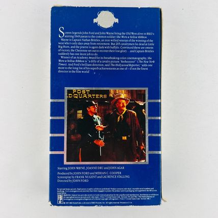 John Wayne - She Wore a Yellow Ribbon VHS Classic RKO Home Video Rare Edition