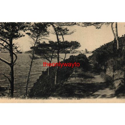 Dinard, Le Chemin De Ronde, France, 71 Levy Fils, Postcard