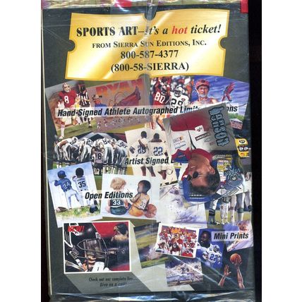 KEN GRIFFEY, JR 1996 NEW TRADING CARDS MAGAZINE WITH SAMPLE CARDS IN PLASTIC