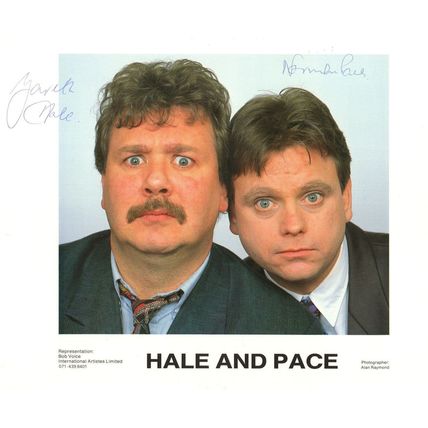 Hale & Pace Comedians 10x8 Double Large Hand Signed Photo
