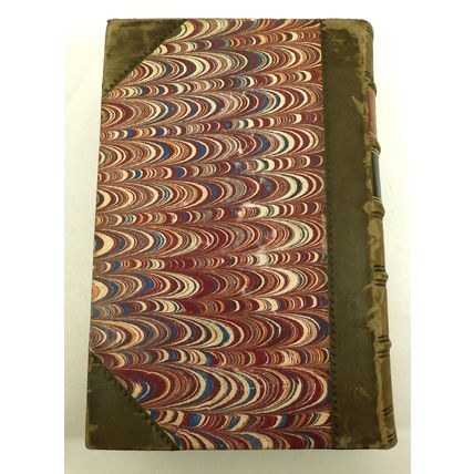 Antique Victorian Leather Book Annals St Pauls Cathedral 1868 Milman