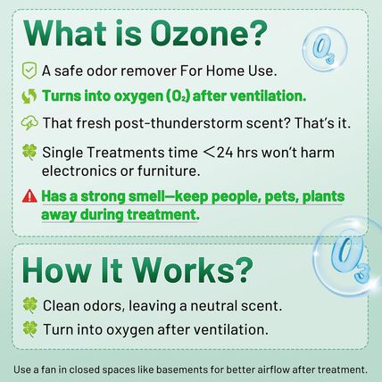 Ozone Generator 45,000Mg/H, Industrial/Home O3 Air Purifier Deodorizer for Areas