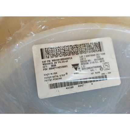 NEW LOT 3116 VISHAY WSH2818R0400FEA DALE RESISTOR, 2818, R04, 5W, 1% ,SB
