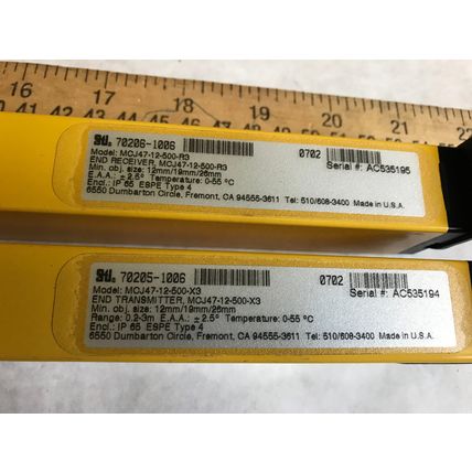 STI 70201-1004,70202-1004,70206-1006,70205-1  006 LIGHT CURTAINs MCJ47-12-500-R3