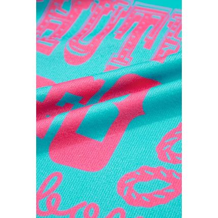 Green Howdy Cowboy Letter Printed Western Fashion Tee