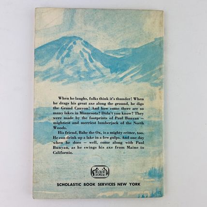 Paul Bunyan Swings His Axe Dell J McCormick Paperback 1963 Ed 1st Printing