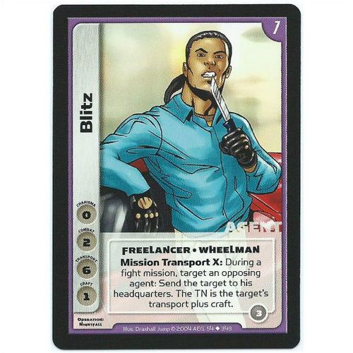 Spycraft CCG Operation Nightfall - 54/349 - Blitz