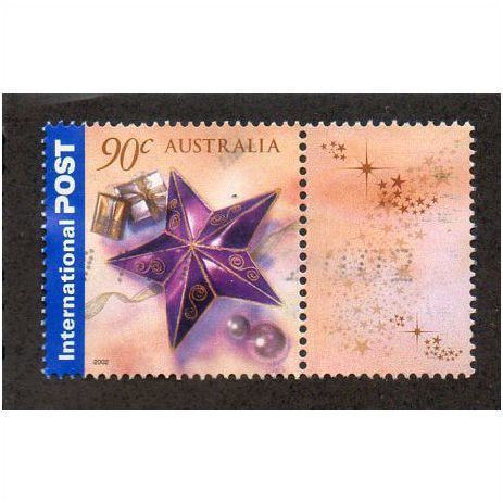 AUS 2002 90c 'INTERNATIONAL GREETINGS' FINE USED (EBID23895)