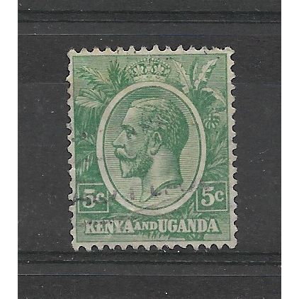 Kenya&Uganda.SG78 5c Green.Fine Used.July19