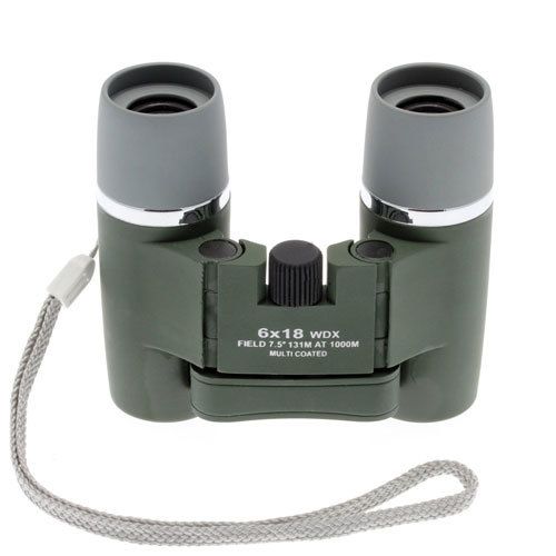 6x18 Binoculars Visionary W-DX - Waterproof, Ultra Compact, Lightweight