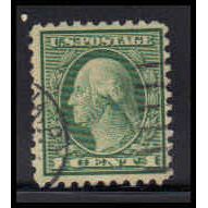 Used 462 1c George Washington Barely Clears K3460