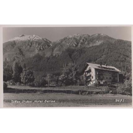 Telfes Stubai Hotel Series Real Photo Vintage Austria Austrian Postcard