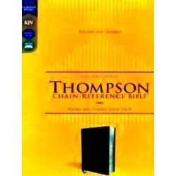 Kjv, Thompson Chain-Reference Bible, Genuine Leather, Calfskin, Brown, Red Lette