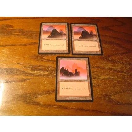 Magic The Gathering, MTG, 3-Cards, 1993-1998, Land, PLAINS, nm, 315