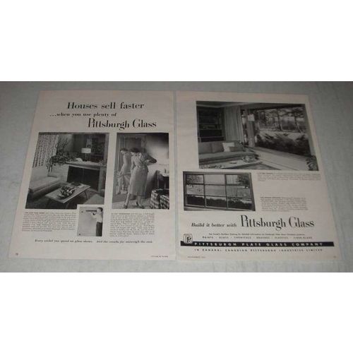 1954 Pittsburgh Plate Glass Ad - Mirror, Pennvernon