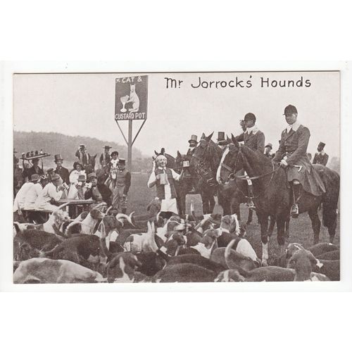 Mr Jorrock's Hunting Hounds Aldershot Tattoo Series Postcard