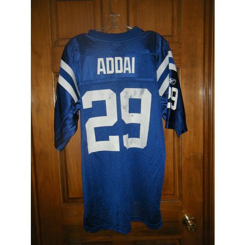 Men's Reebok NFL Equipment "Indianapolis Colts" Addai Football Jersey - Size M