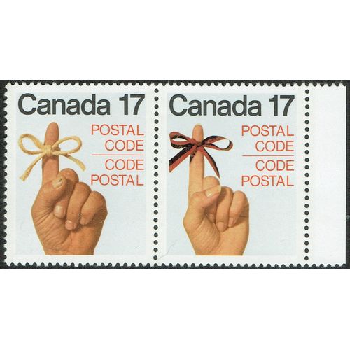 Canada 1979 Postcode Publicity set 2v Pair SG938-939 UM