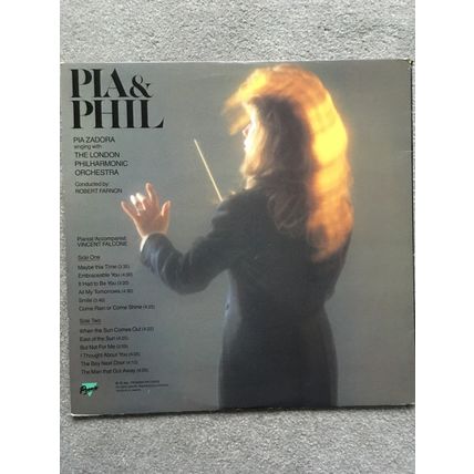 PIA ZADORA - PIA AND PHIL (UK VINYL LP, 1985)