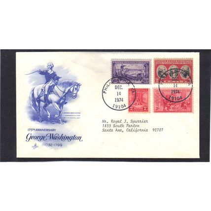 Event Art Craft 175 Anniv 645 702 1003 1004 Wash (Cachet-Typed/A) CV41817