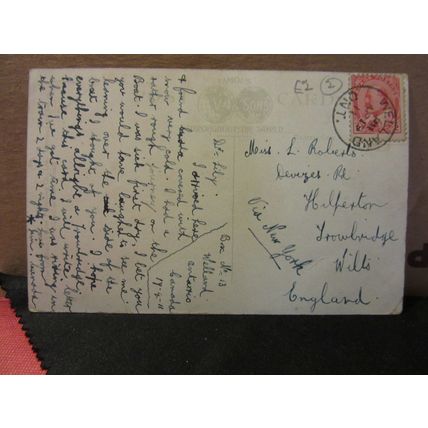 RESERVOIR & DRIVEWAY, MOUNT ROYAL, MONTREAL used antique postcard. 1911 pm