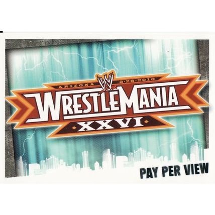 Slam Attax Evolution TCG Wrestle Mania Pay Per View