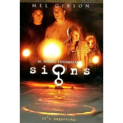 Signs WS 2003 DVD Joaquin Phoenix, Mel Gibson - it's happening (L48)