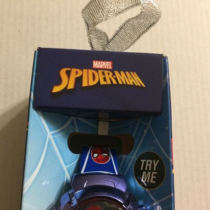 New Kids Marvel Spider-Man Flashing LCD Watch