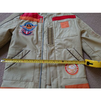 STAR WARS Poe Dameron child coat Resistance Rebel Leather type Jacket Disney DVD