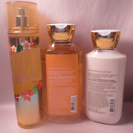 Bath & Body Works Body Mist Lotion Shower Gel Set Golden Pineapple Luau