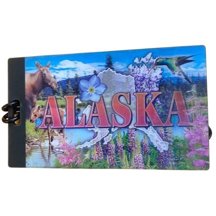 Alaska The Last Frontier 3D Luggage Bag Tag