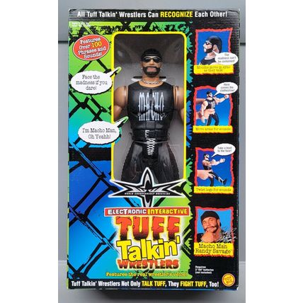 wwe wcw wwf ljn classic superstars 12" tuff talkin randy savage wrestling figure