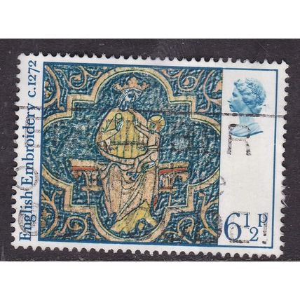GB 1992 English Embroidery Virgin and Child 6.5p Fine Used SG 1018 VGC