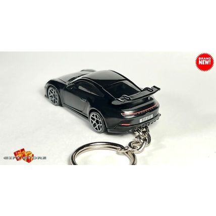 RARE KEYCHAIN CARBON BLACK PORSCHE 911 GT3 CUSTOM Ltd EDITION GREAT GIFT