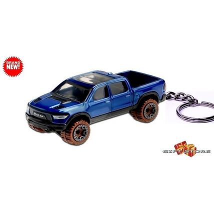 RARE KEYCHAIN BLUE DODGE RAM 1500 LIFTED TRUCK CUSTOM Ltd Ed. GREAT GIFT